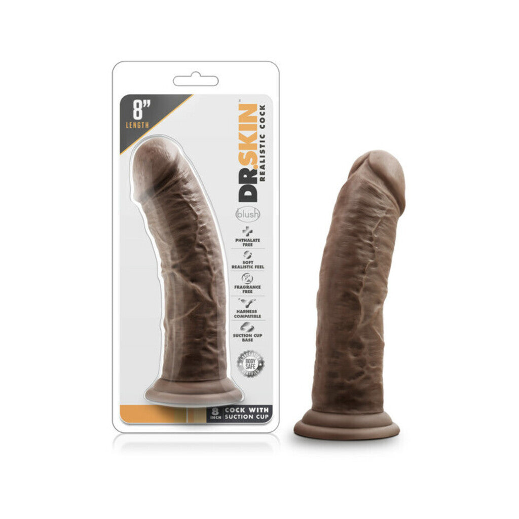 Dr. Skin - 8 in Dildo with Suction Cup