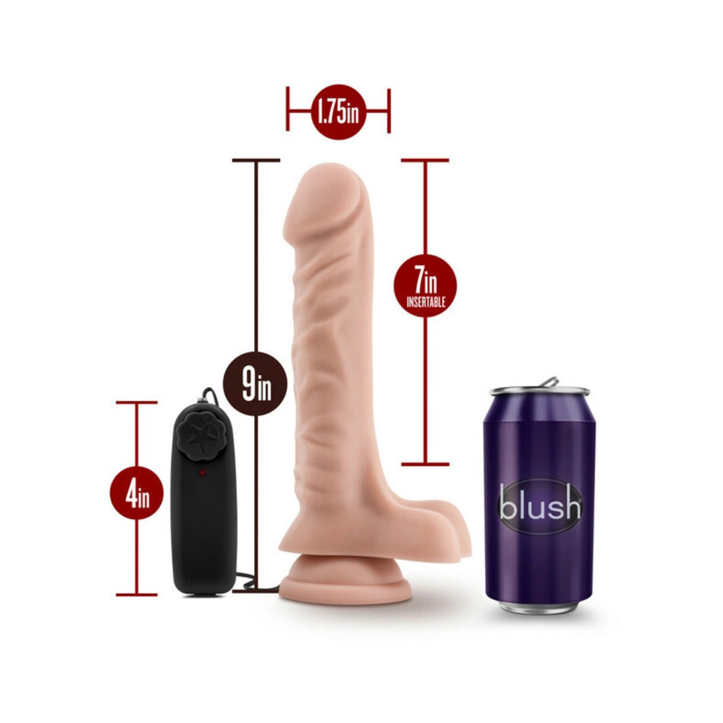Dr. Skin - Dr. James - 9 in Vibrating Dildo with Suction Cup - Vanilla The Love Store Online Dr. Skin - Dr. James - 9 in Vibrating Dildo with Suction Cup - Vanilla The Love Store Online