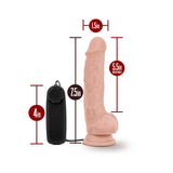Dr. Skin - Dr. Tim 7.5in Vibrating Cock with Suction Cup - Vanilla