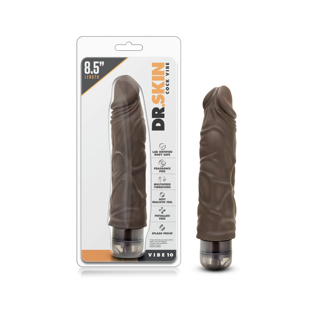 Dr. Skin - Cock Vibe 10 - 8.5 in Vibrating Dong