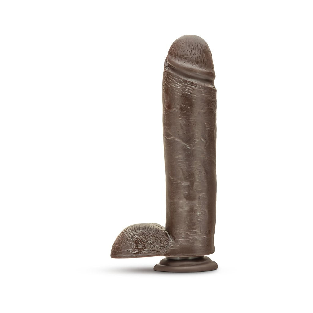 Dr. Skin - Mr. Mister 10.5in Dildo with Suction - Chocolate