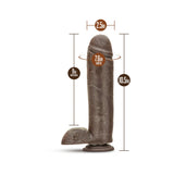 Dr. Skin - Mr. Mister 10.5in Dildo with Suction - Chocolate