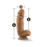 Dr. Skin Silicone - Dr. Samuel - 7 in Dildo with Suction Cup