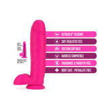 Neo Elite - 10 in Silicone Dual Density Dildo with Balls