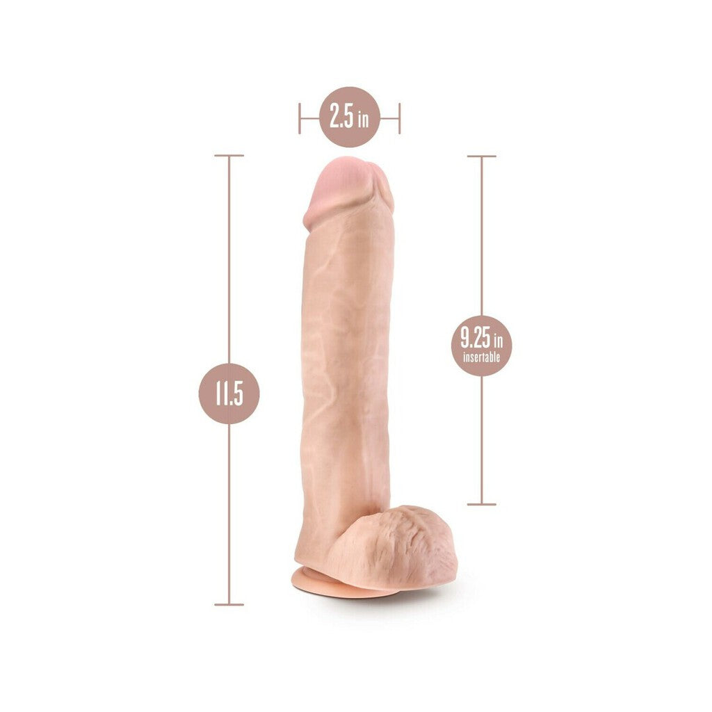 Au Naturel - Big John - 11.5 in Sensa Feel Dildo