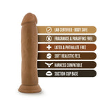 Dr. Skin - 9.5 in Dildo - Mocha