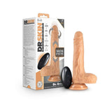 Dr. Skin Silicone - Dr. Grey - 7 in Thrusting Dildo - Vanilla