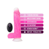 Neo Elite - Roxy - 8 in Gyrating Dildo - Pink