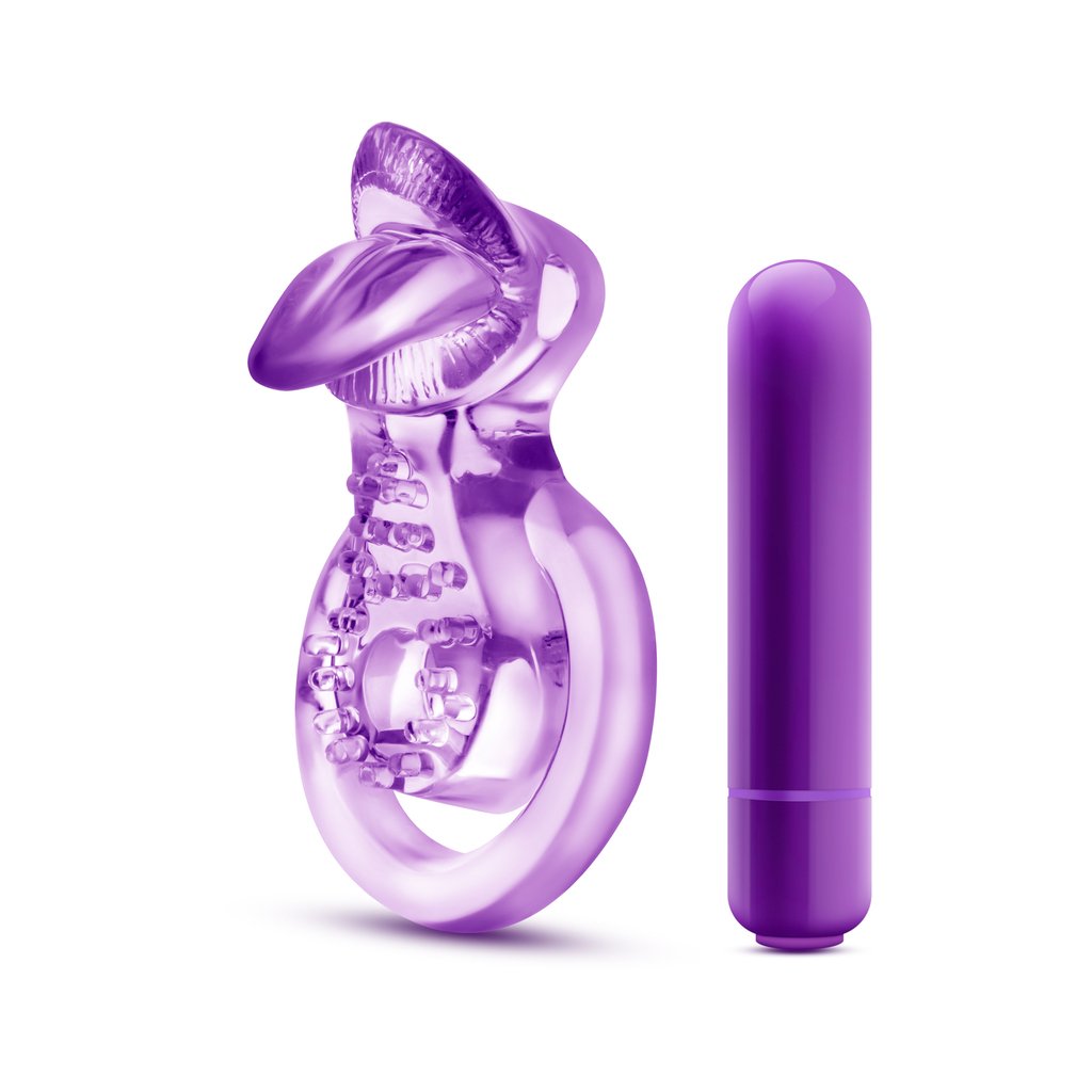 Play With Me - Lick It - Vibrating Double Strap Cock Ring - Purple The Love Store Online Play With Me - Lick It - Vibrating Double Strap Cock Ring - Purple The Love Store Online