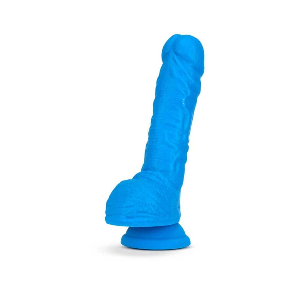 Neo Elite - 9 in Silicone Dual Density Dildo with Balls