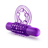 Play With Me - The Player - Vibrating Double Strap C-Ring - Purple