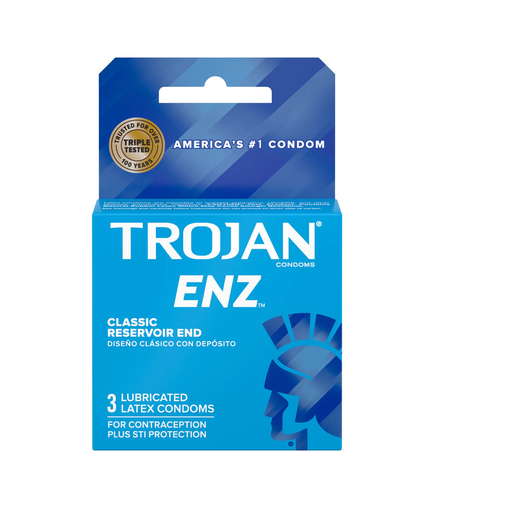 Trojan ENZ Lubricated Condoms - 3 Pack