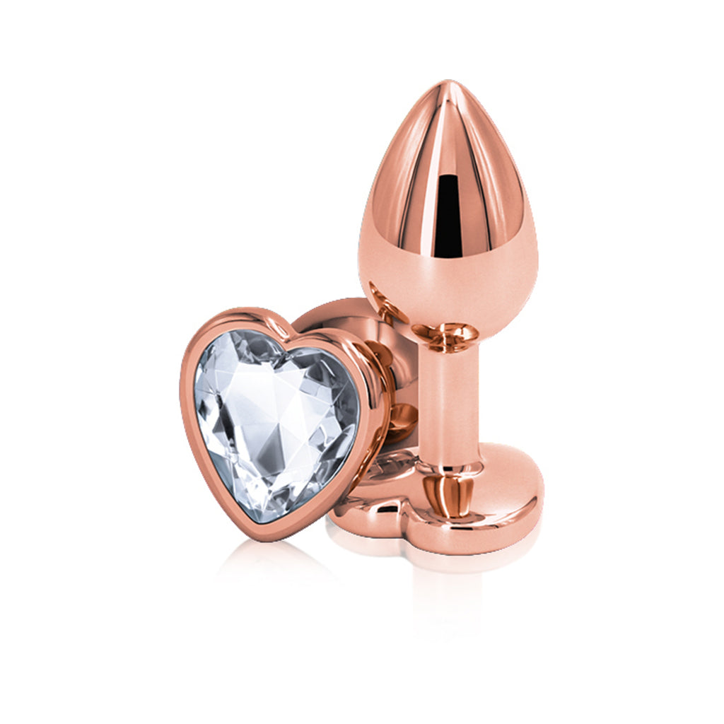 Rear Assets Rose Gold Heart Small