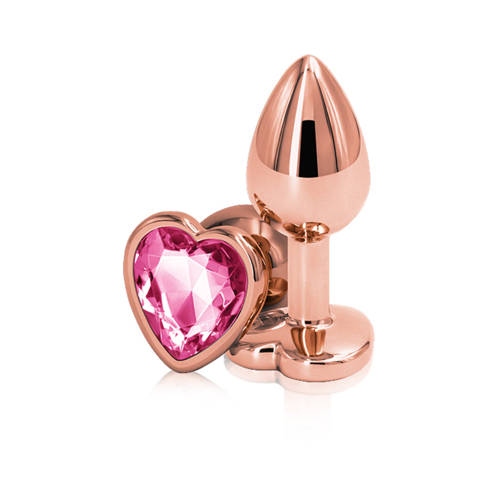 Rear Assets Rose Gold Heart Small