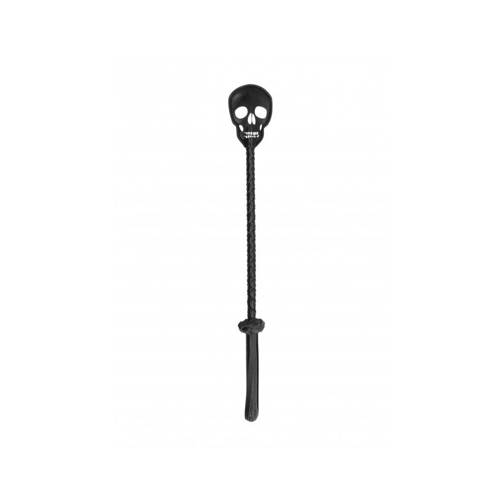 Ouch! Skulls and Bones - Crop with Skulls - Black