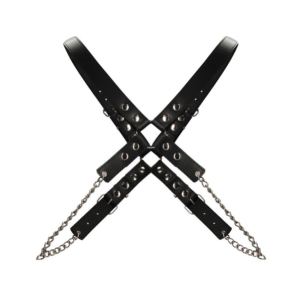 Men's Chain Harness - One Size - Black