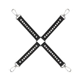 Diamond Studded Hogtie - Black