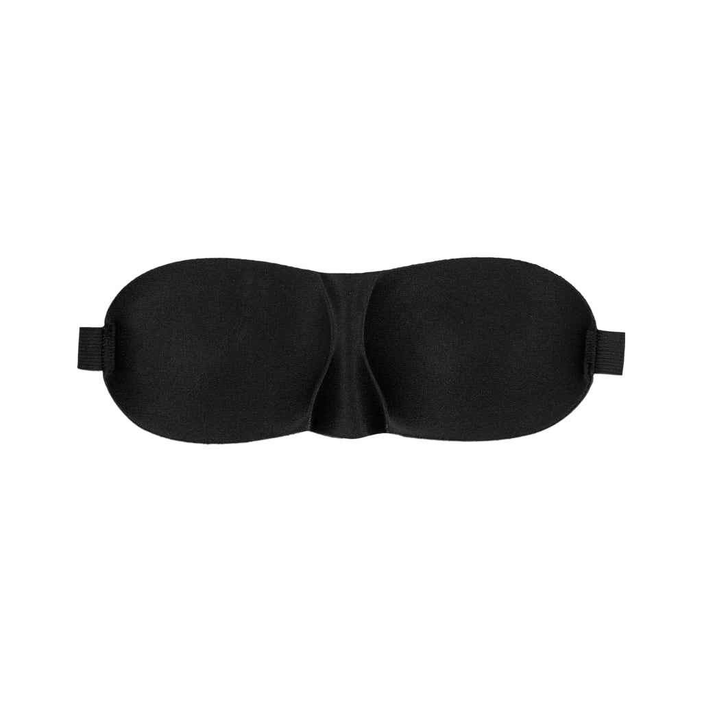 Satin Curvy Eye Mask - With Elastic Straps