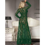 Aurora Lace Gown - Green