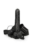 Vibrating Hollow Strap-On with Balls - 9" / 23 cm