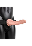 Vibrating Hollow Strap-On without Balls - 10" / 24,5 cm