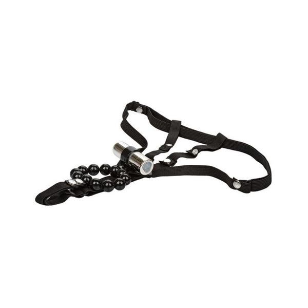 Rechargeable Lover's Cheeky Panty with Stroker Beads