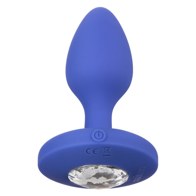 Cheeky Gems™ Medium Rechargeable Vibrating Probe - Blue