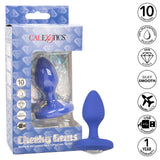 Cheeky Gems™ Medium Rechargeable Vibrating Probe - Blue