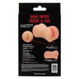 Stroke It® Dual Entry Pussy & Ass - Ivory