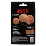 Stroke It® Dual Entry Pussy & Ass - Brown