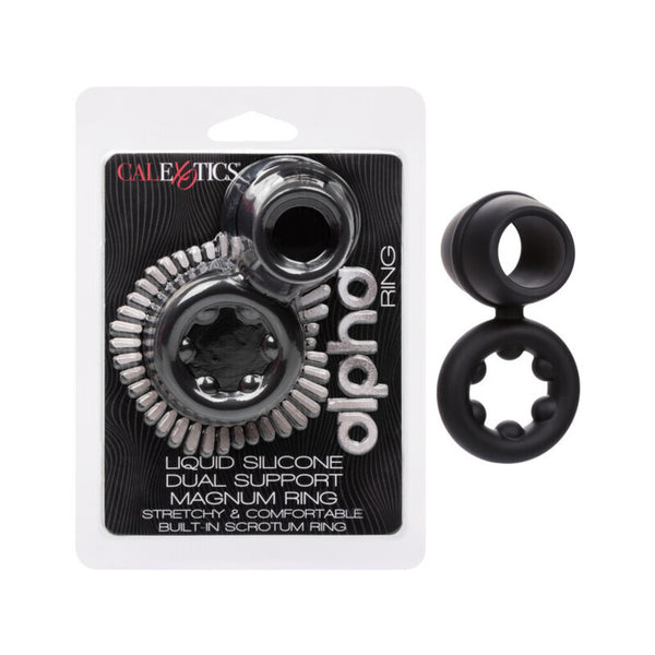 Alpha Liquid Silicone Dual Magnum Ring