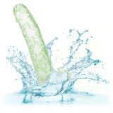 Naughty Bits® I Leaf Dick™ Glow-In-The-Dark Weed Leaf Dildo