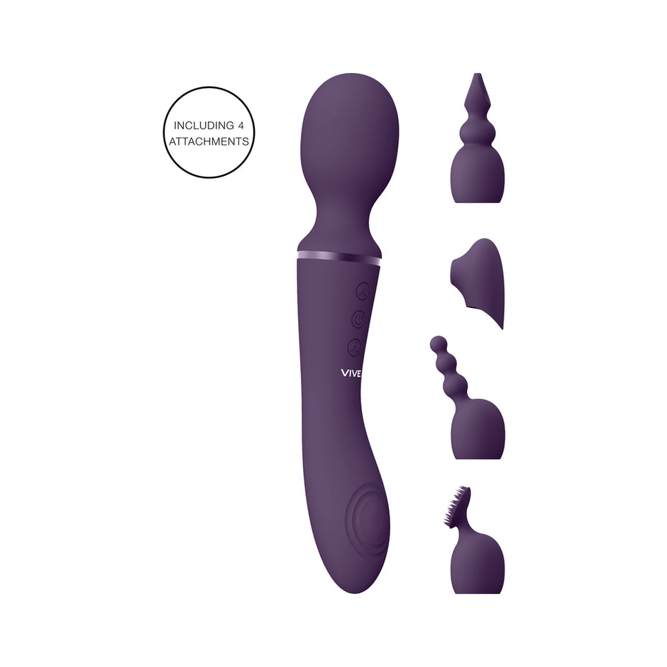 vibromasseur fleur Groove Dual-Sided Wand Vibe Massager – Personal G-Spot Vibrator for Women –  Quinn Wellness main image 1