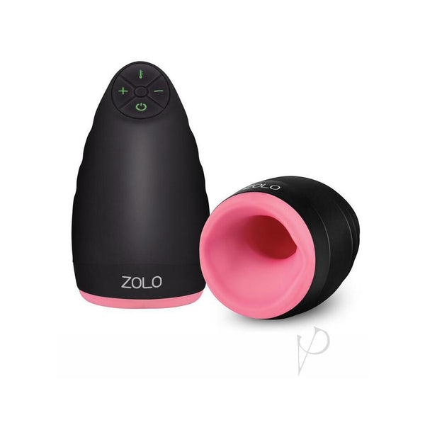 Zolo Warming Dome Rechargeable Vibrating Masturbator - Pink/Black