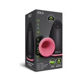 Zolo Warming Dome Rechargeable Vibrating Masturbator - Pink/Black