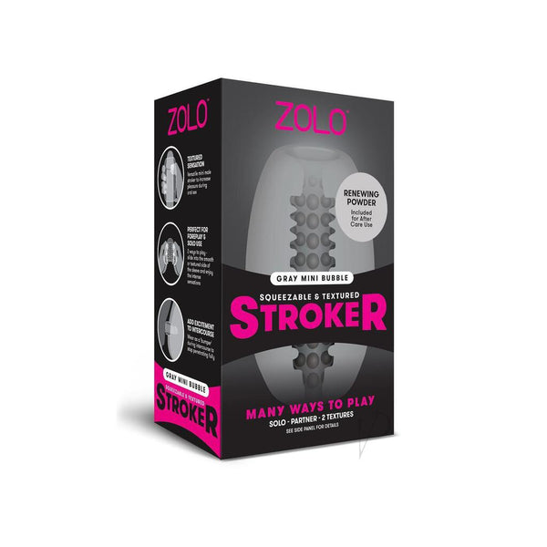Zolo Squeezable Mini Bubble Masturbator