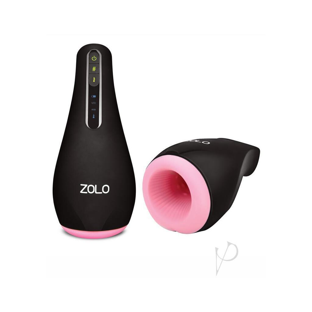 Zolo Heatstroke Rechargeable Vibrating And Warming Masturbator - Black/Vanilla
