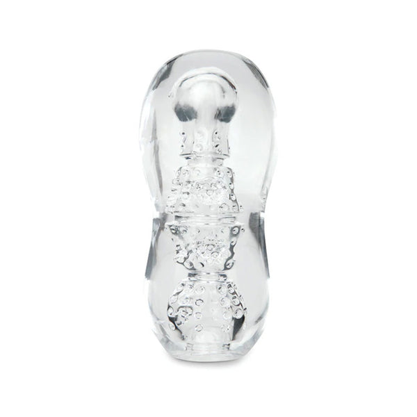 Zolo Gripz Dotted Stroker - Clear