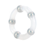 Metallic Bead Ring - Clear