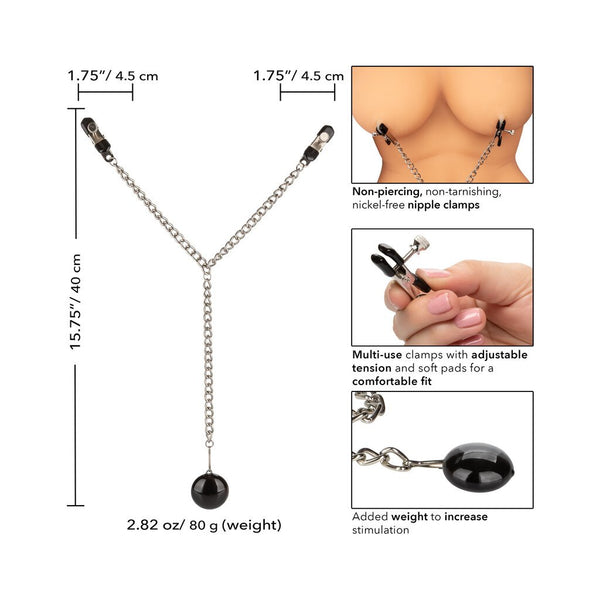 Nipple Play Weighted Disc Nipple Clamps