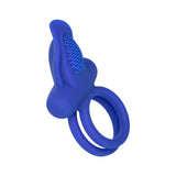 Couples Enhancers Silicone Rechargeable Dual Pleaser Enhancer - Blue