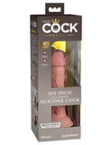 6" Silicone Dual Density Cock