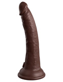 7" Vibrating Silicone Dual Density Cock with Remote