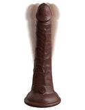 7" Vibrating Silicone Dual Density Cock with Remote